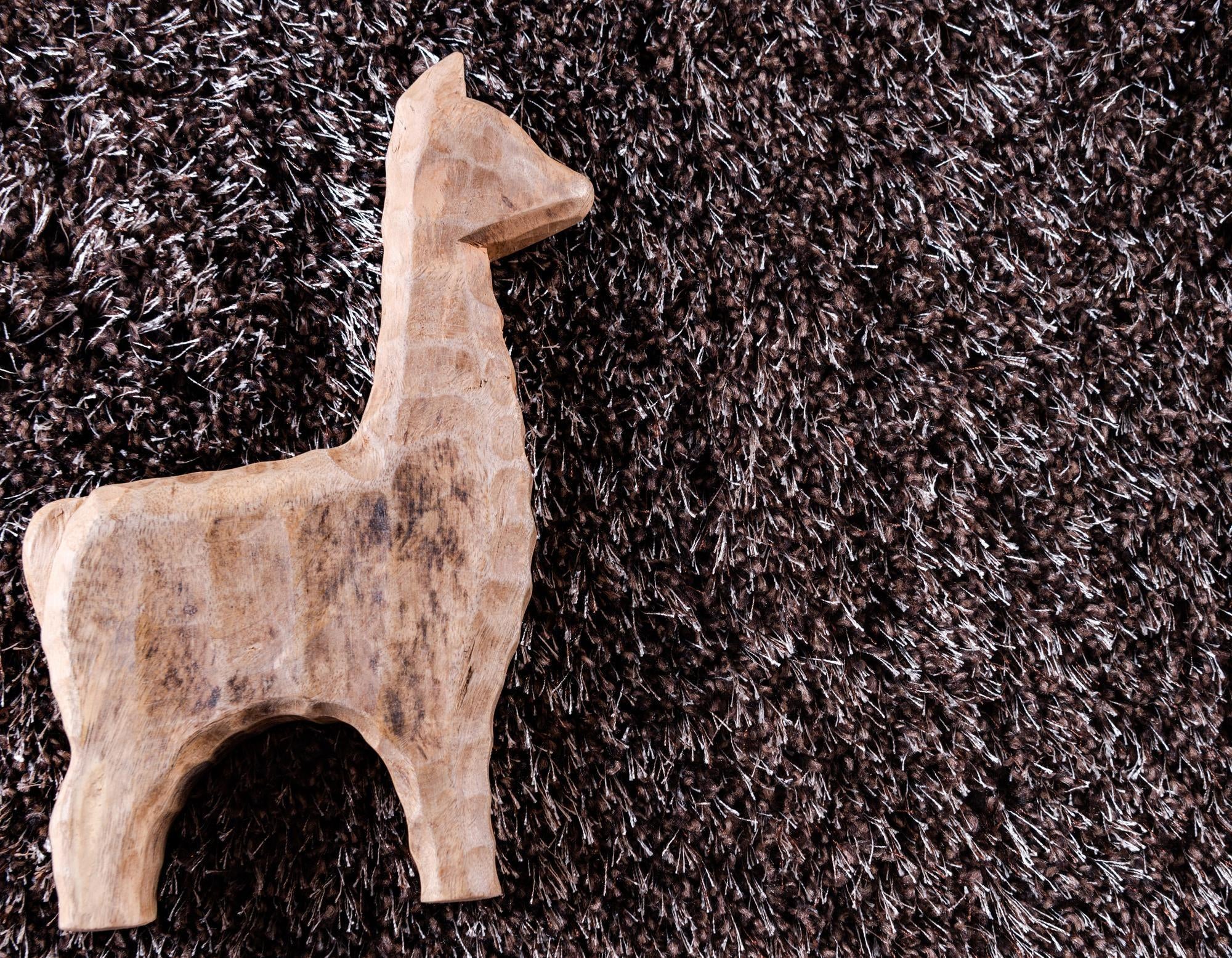 10' x 13' Luxe Solid Shag Rug