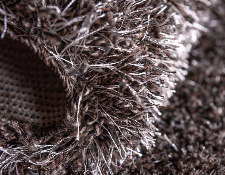 Detail image of 10' x 13' Luxe Solid Shag Rug