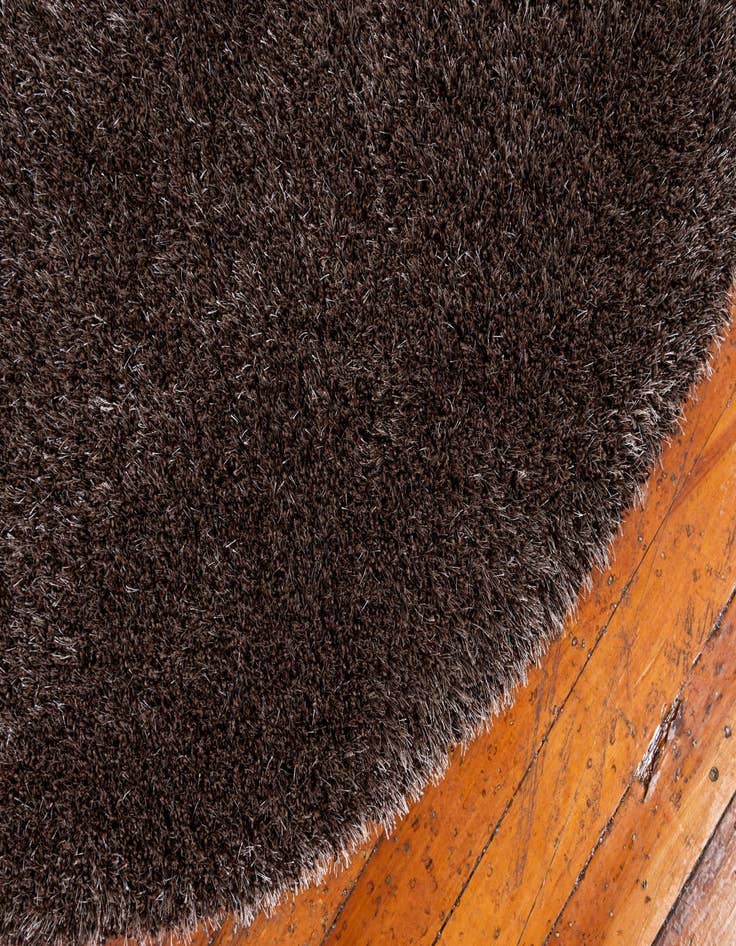 Detail image of 8' x 8' Luxe Solid Shag Round Rug