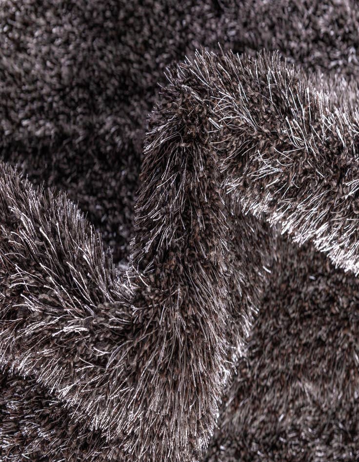 Detail image of 8' x 8' Luxe Solid Shag Square Rug