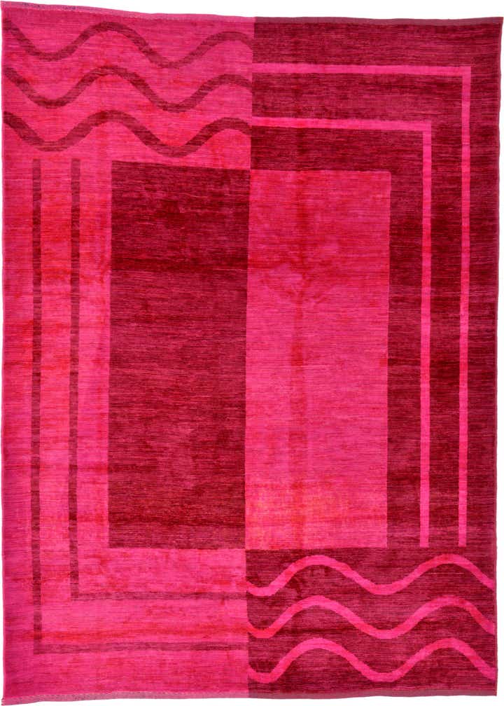 Pink 198cm x 275cm Hand Knotted Darya Oriental Rug iRugs CH