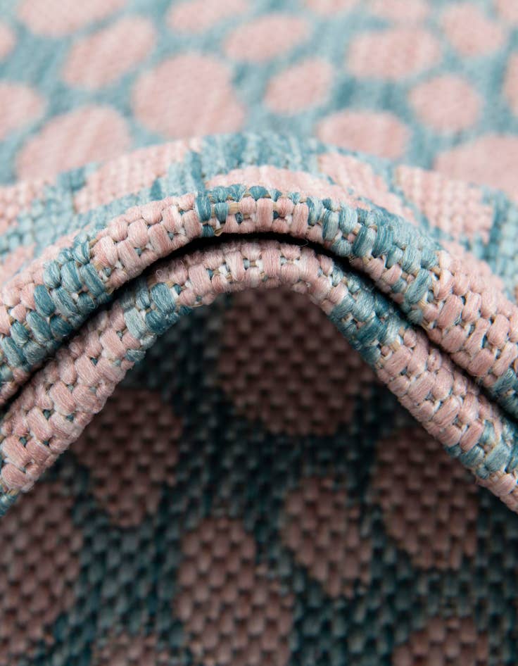 Detail image of 7' 10 x 10'  Washable Jill Zarin Cape Town Indoor / Outdoor Oval Rug