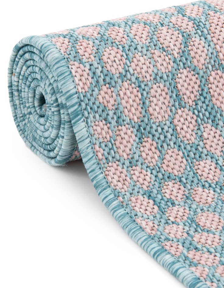 Detail image of 7' 10 x 10'  Washable Jill Zarin Cape Town Indoor / Outdoor Oval Rug