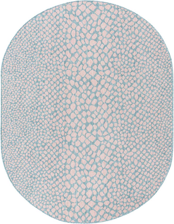 Detail image of 5' 3 x 8' Easy-Clean Jill Zarin Cape Town Indoor / Outdoor Oval Rug