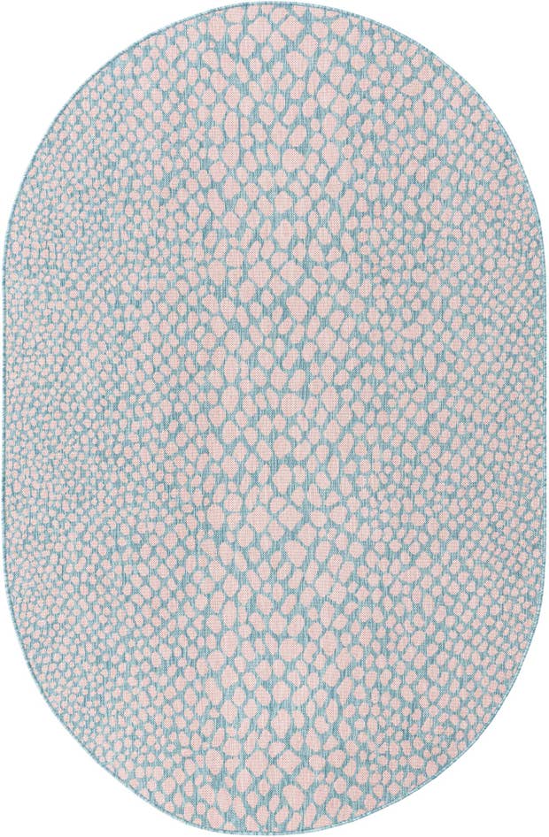 Detail image of 5' 3 x 8' Easy-Clean Jill Zarin Cape Town Indoor / Outdoor Oval Rug