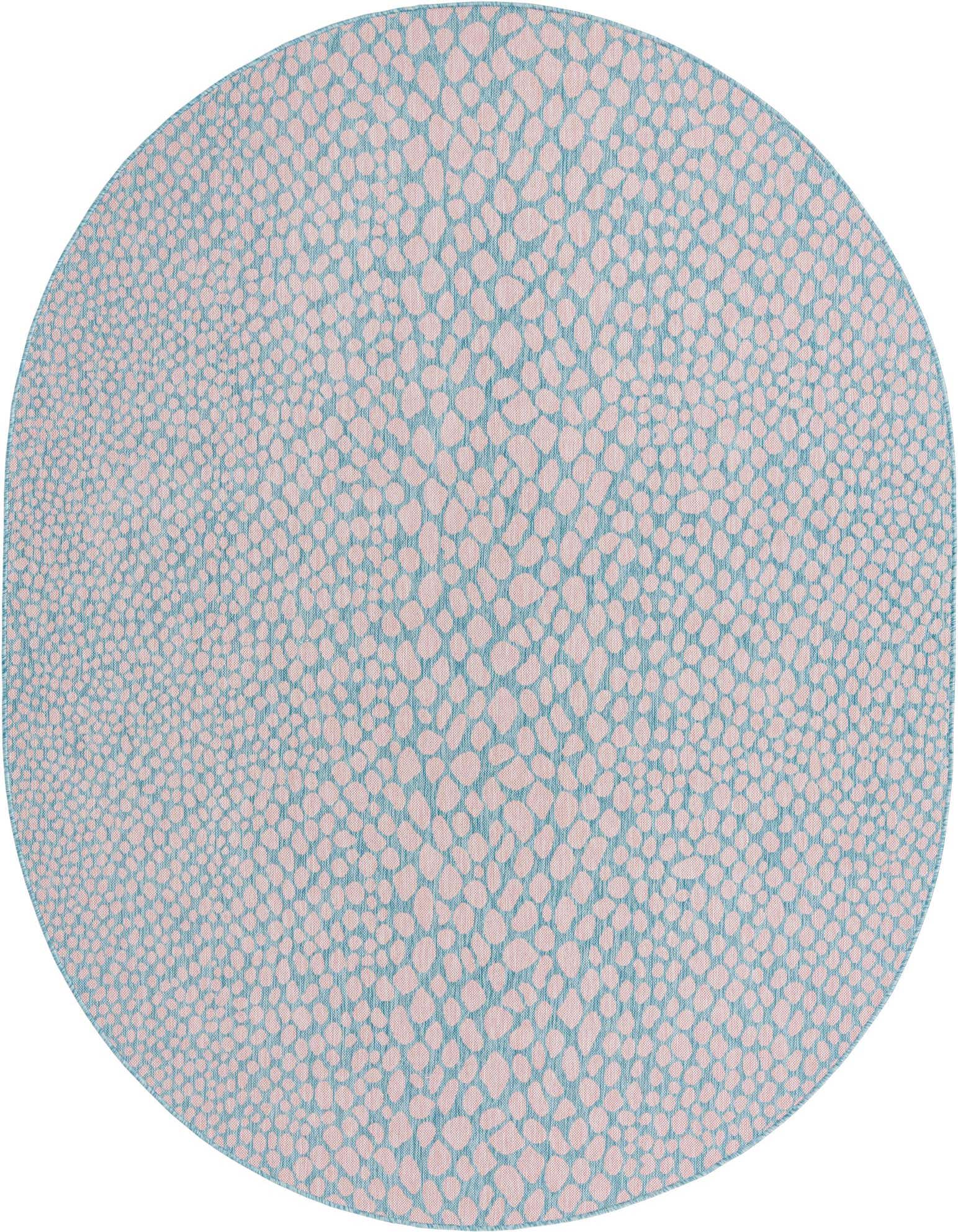 7' 10 x 10' Easy-Clean Jill Zarin Cape Town Indoor / Outdoor Oval Rug