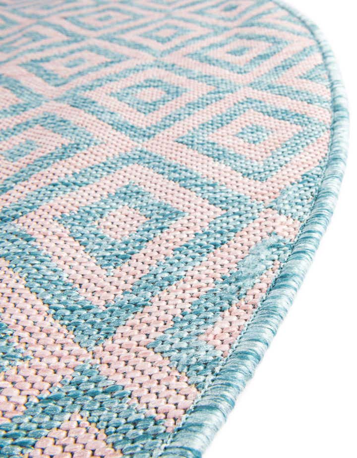 7' 10 x 10' Easy-Clean Jill Zarin Costa Rica Indoor / Outdoor Oval Rug