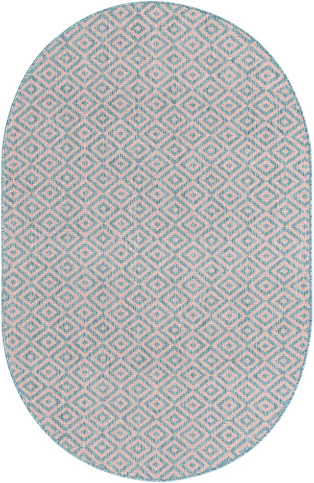 Detail image of 5' 3 x 8' Easy-Clean Jill Zarin Costa Rica Indoor / Outdoor Oval Rug