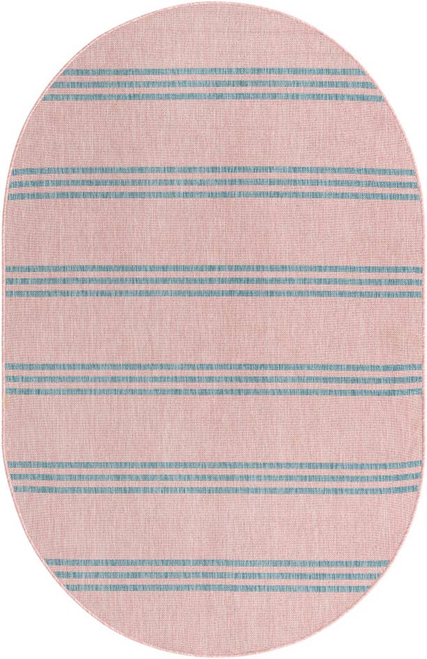 Detail image of 5' 3 x 8' Easy-Clean Jill Zarin Anguilla Indoor / Outdoor Oval Rug