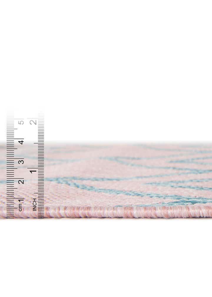 5' 3 x 8' Easy-Clean Jill Zarin Turks and Caicos Indoor / Outdoor Oval Rug