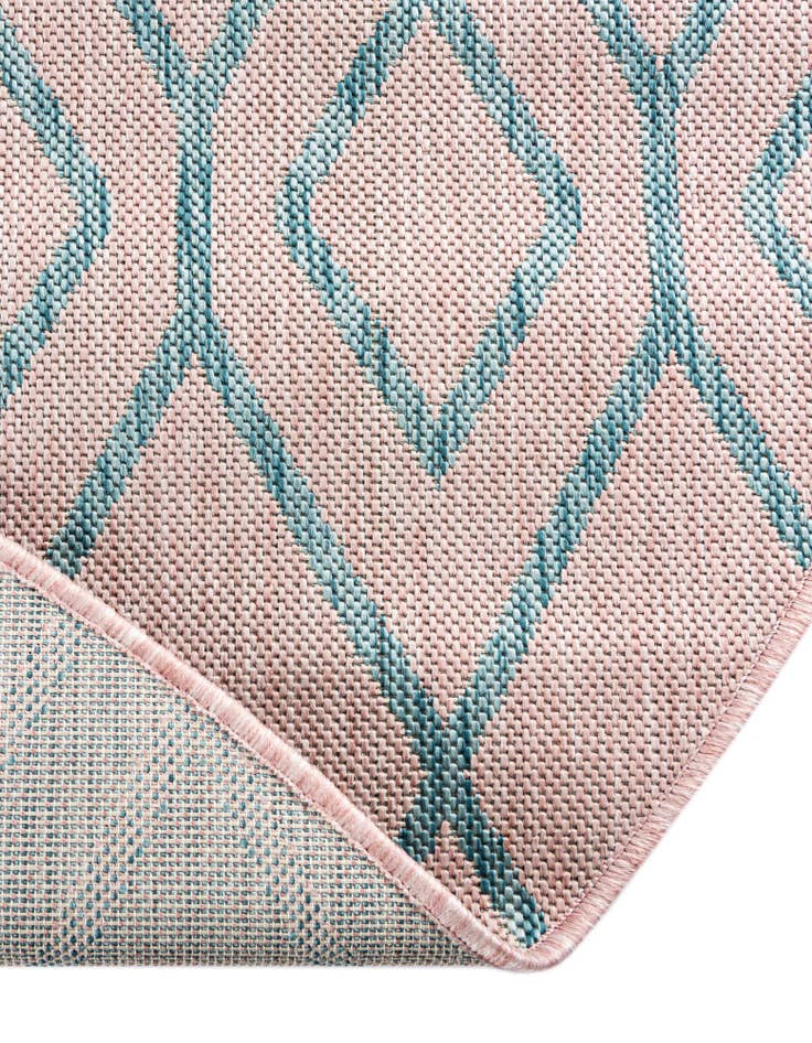 Detail image of 5' 3 x 8'  Washable Jill Zarin Turks and Caicos Indoor / Outdoor Oval Rug