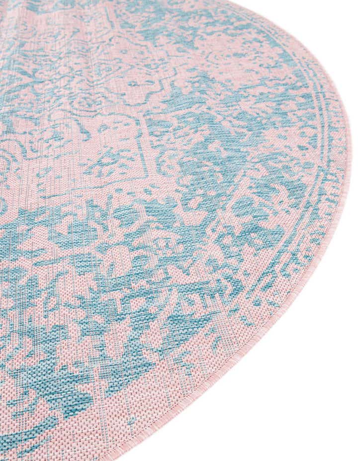 5' 3 x 8' Easy-Clean Jill Zarin Dubai Indoor / Outdoor Oval Rug