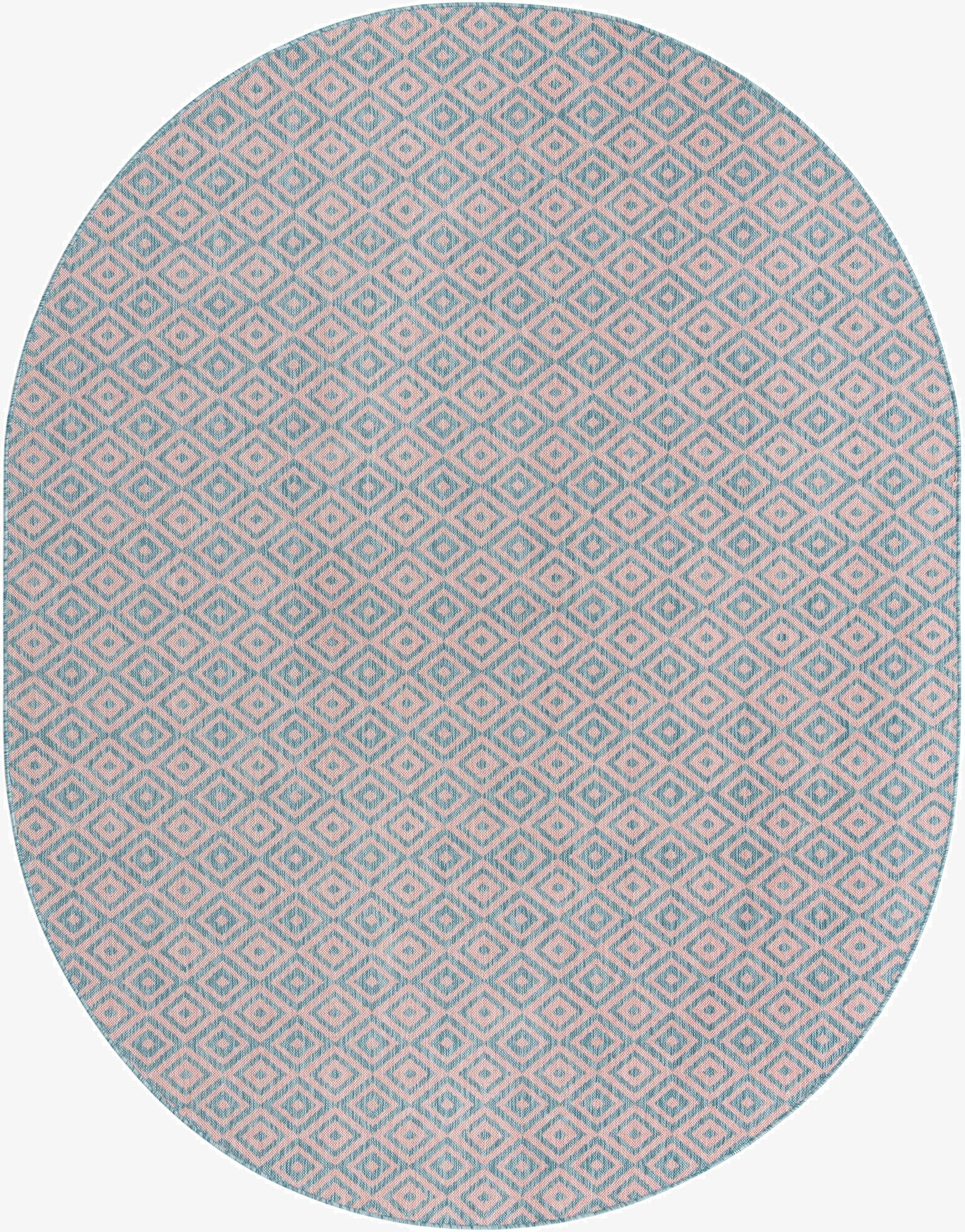 7' 10 x 10'  Washable Jill Zarin Costa Rica Indoor / Outdoor Oval Rug