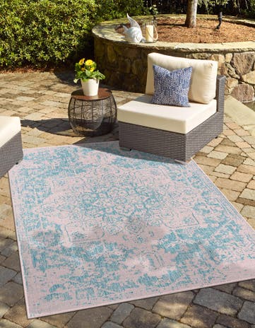 6' x 9' Easy-Clean Jill Zarin Dubai Indoor / Outdoor Rug