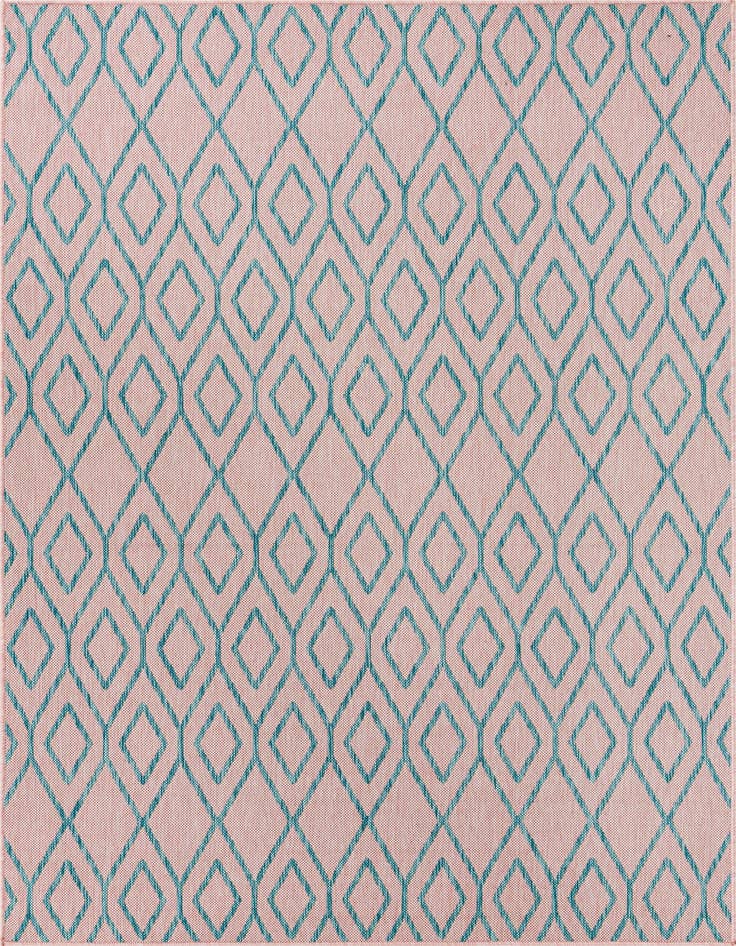 Detail image of 5' 3 x 8' Easy-Clean Jill Zarin Turks and Caicos Indoor / Outdoor Rug