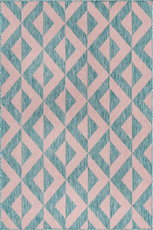 Detail image of 5' 3 x 8' Easy-Clean Jill Zarin Napa Indoor / Outdoor Rug