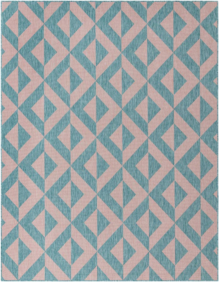 Detail image of 7' 10 x 10' Easy-Clean Jill Zarin Napa Indoor / Outdoor Rug