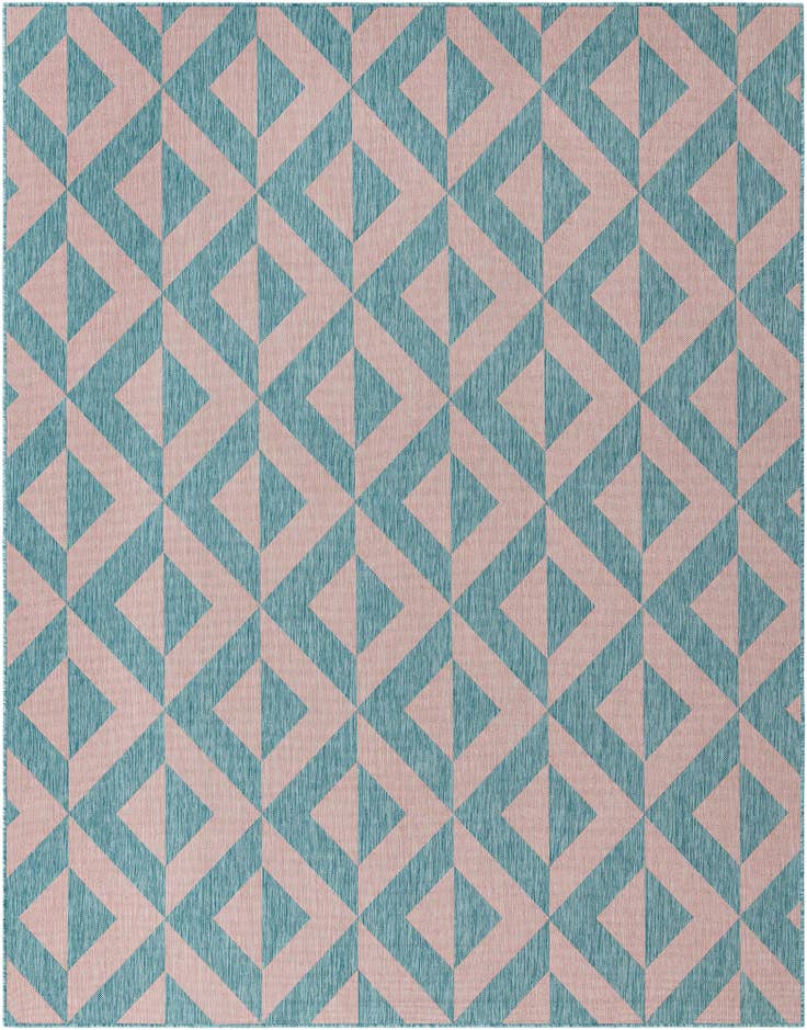 Detail image of 7' 10 x 10' Easy-Clean Jill Zarin Napa Indoor / Outdoor Rug