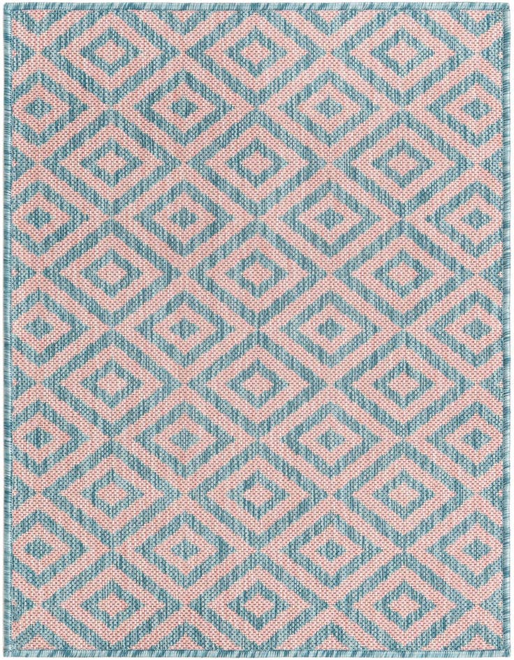 Detail image of 2' x 3' Easy-Clean Jill Zarin Costa Rica Indoor / Outdoor Rug