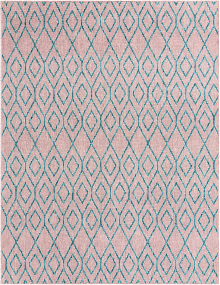 Detail image of 7' 10 x 10' Easy-Clean Jill Zarin Turks and Caicos Indoor / Outdoor Rug