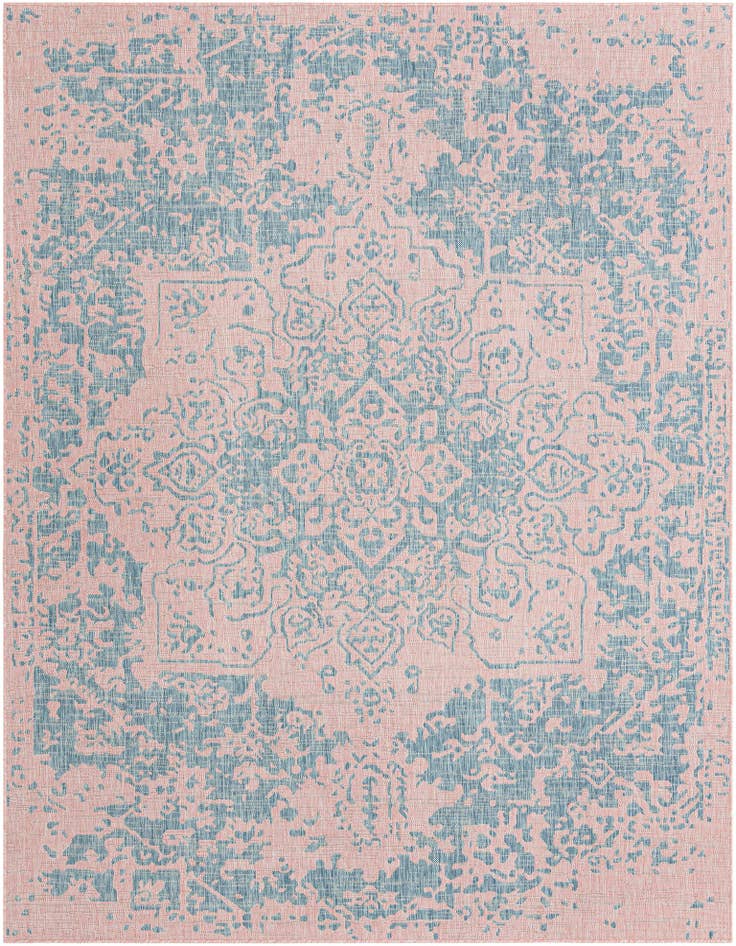Detail image of 7' 10 x 10' Easy-Clean Jill Zarin Dubai Indoor / Outdoor Rug