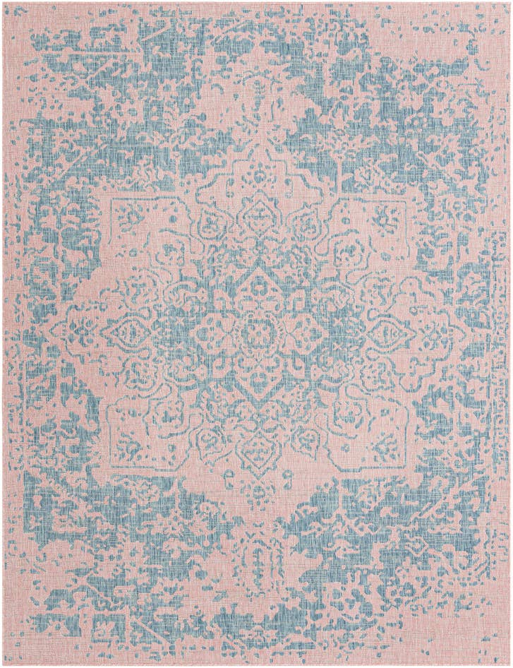 Detail image of 7' 10 x 10' Easy-Clean Jill Zarin Dubai Indoor / Outdoor Rug