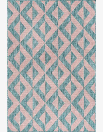 5' 3 x 8' Easy-Clean Jill Zarin Napa Indoor / Outdoor Rug