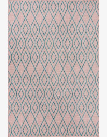 5' 3 x 8' Easy-Clean Jill Zarin Turks and Caicos Indoor / Outdoor Rug