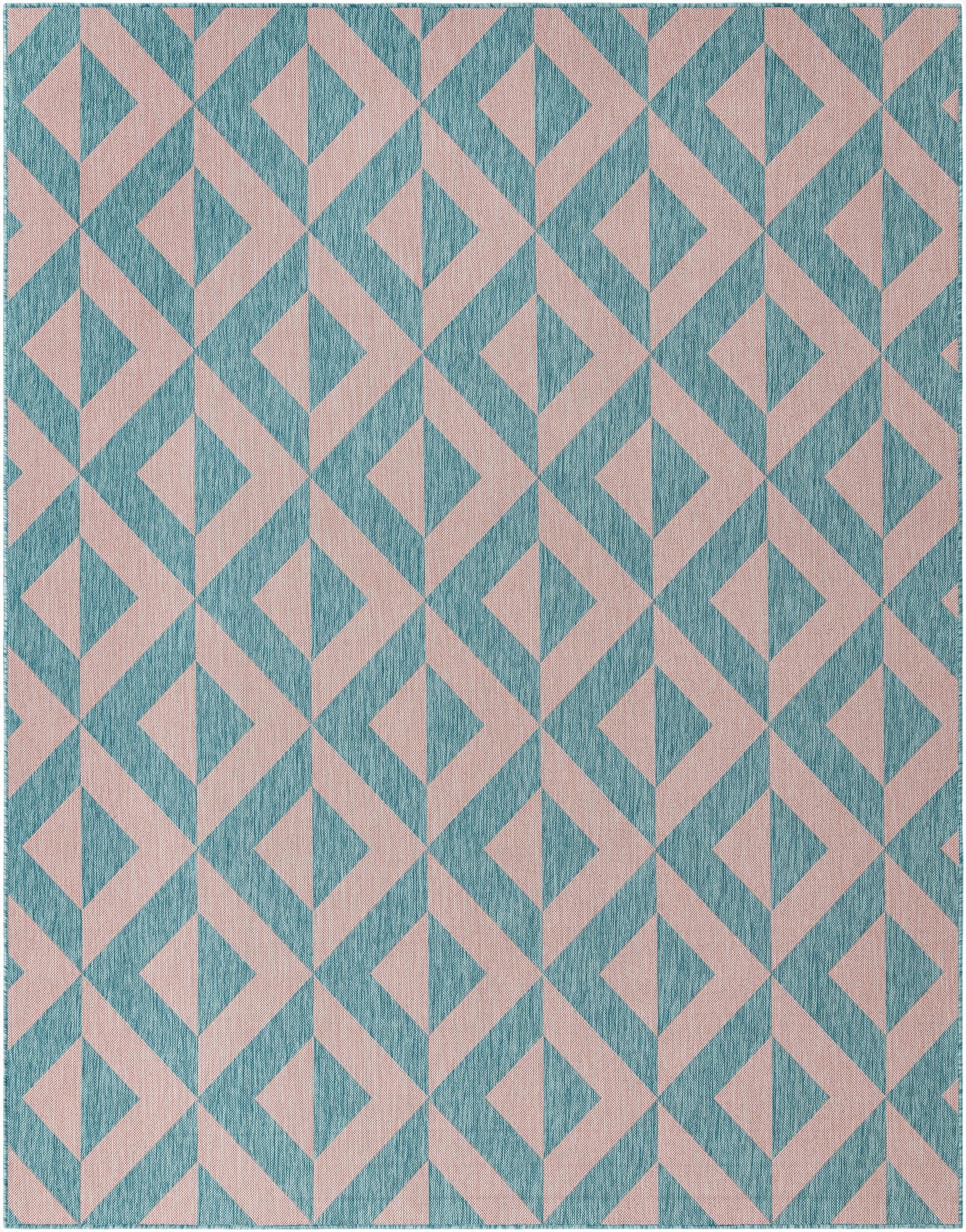 7' 10 x 10'  Washable Jill Zarin Napa Indoor / Outdoor Rug