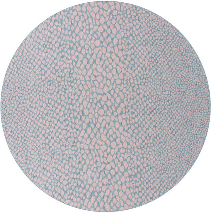 10' 8 x 10' 8 Easy-Clean Jill Zarin Cape Town Indoor / Outdoor Round Rug