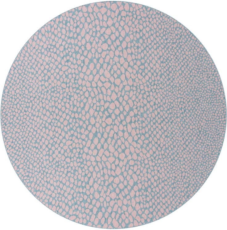 Detail image of 10' 8 x 10' 8 Easy-Clean Jill Zarin Cape Town Indoor / Outdoor Round Rug