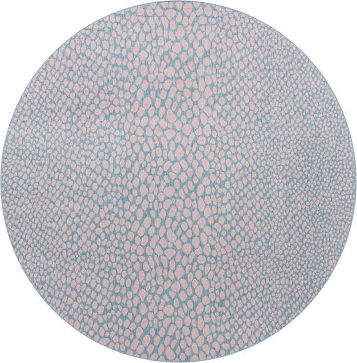 13' x 13' Easy-Clean Jill Zarin Cape Town Indoor / Outdoor Round Rug