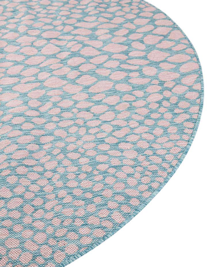 6' 7 x 6' 7 Easy-Clean Jill Zarin Cape Town Indoor / Outdoor Round Rug
