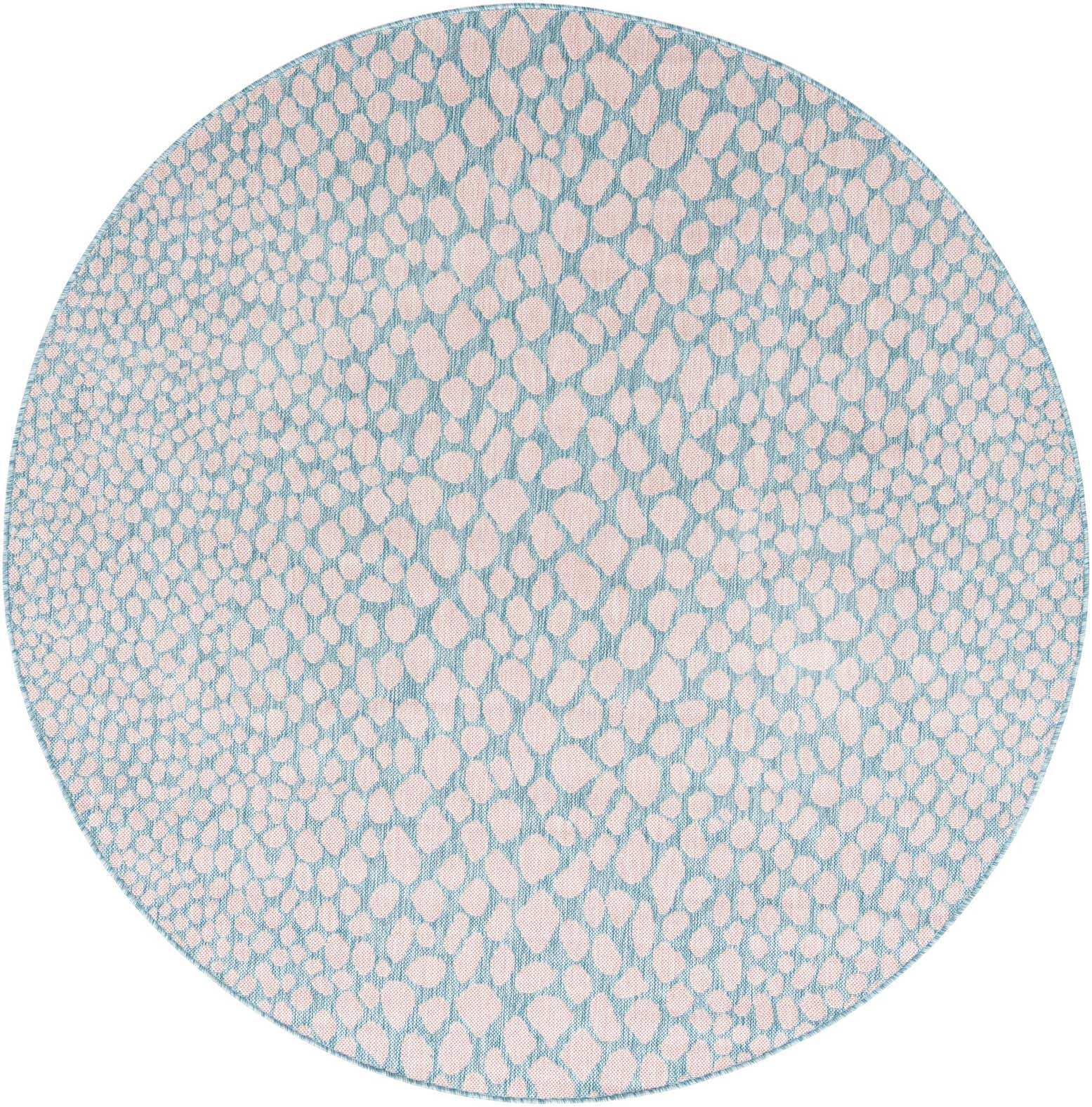 6' 7 x 6' 7 Easy-Clean Jill Zarin Cape Town Indoor / Outdoor Round Rug