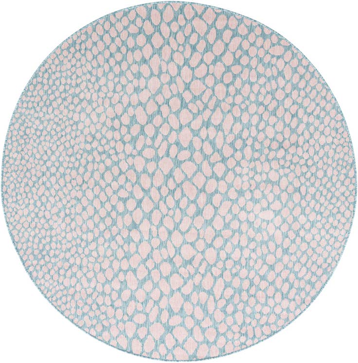 Detail image of 6' 7 x 6' 7 Easy-Clean Jill Zarin Cape Town Indoor / Outdoor Round Rug
