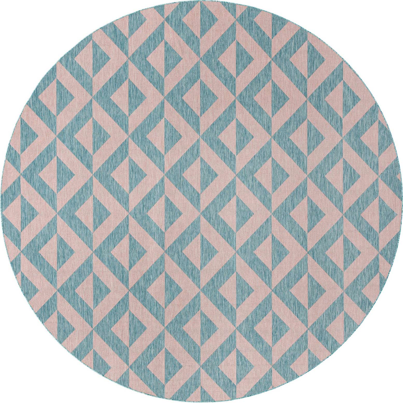 10' 8 x 10' 8 Easy-Clean Jill Zarin Napa Indoor / Outdoor Round Rug