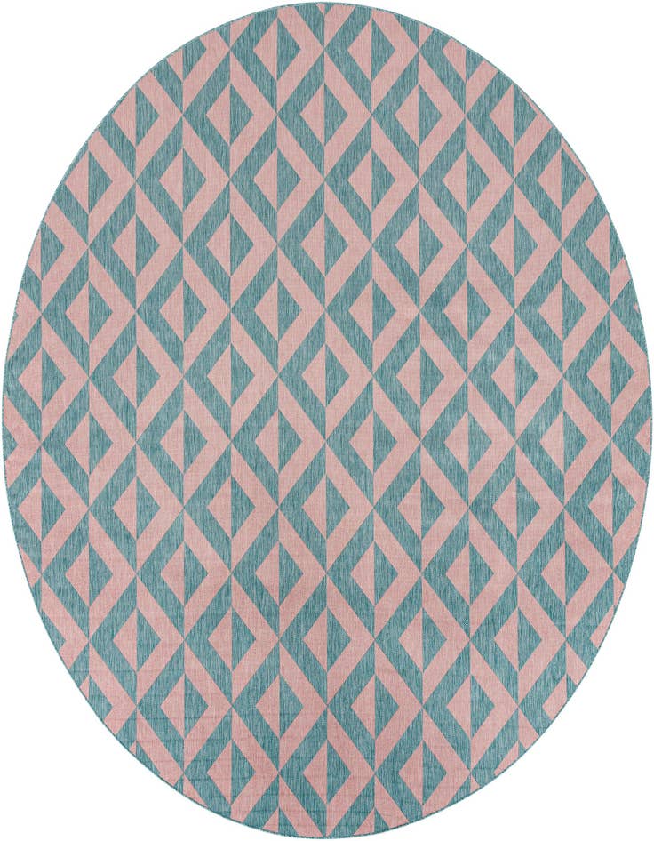 Detail image of 13' x 13' Easy-Clean Jill Zarin Napa Indoor / Outdoor Round Rug