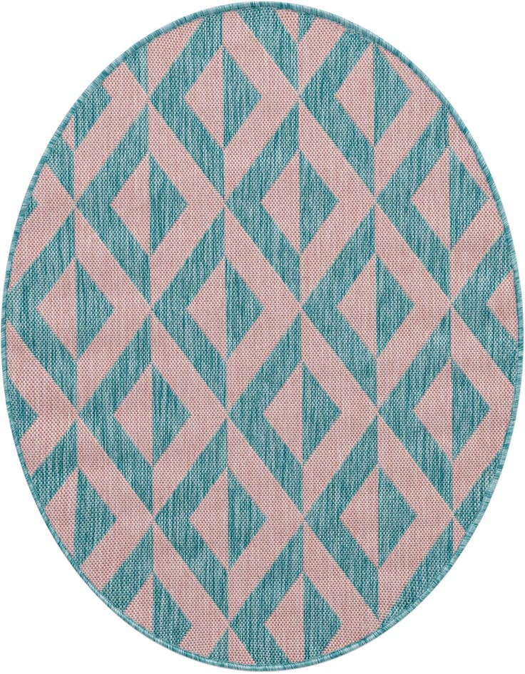 Detail image of 3' x 3' Easy-Clean Jill Zarin Napa Indoor / Outdoor Round Rug
