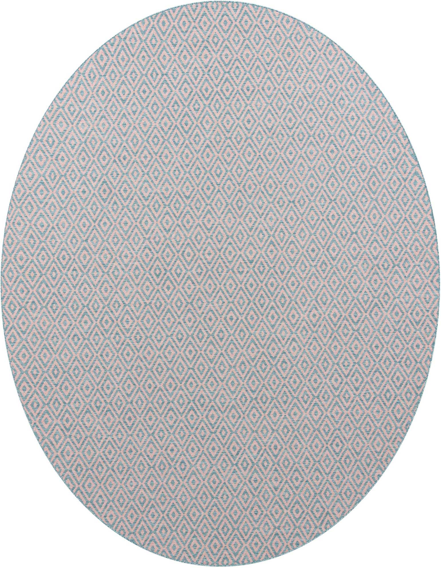 10' 8 x 10' 8 Easy-Clean Jill Zarin Costa Rica Indoor / Outdoor Round Rug