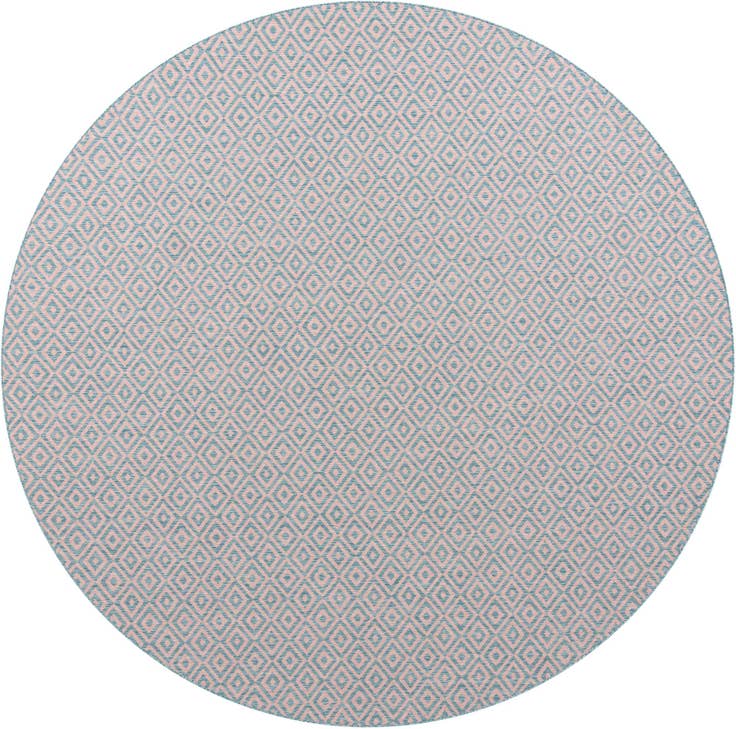 Detail image of 10' 8 x 10' 8 Easy-Clean Jill Zarin Costa Rica Indoor / Outdoor Round Rug