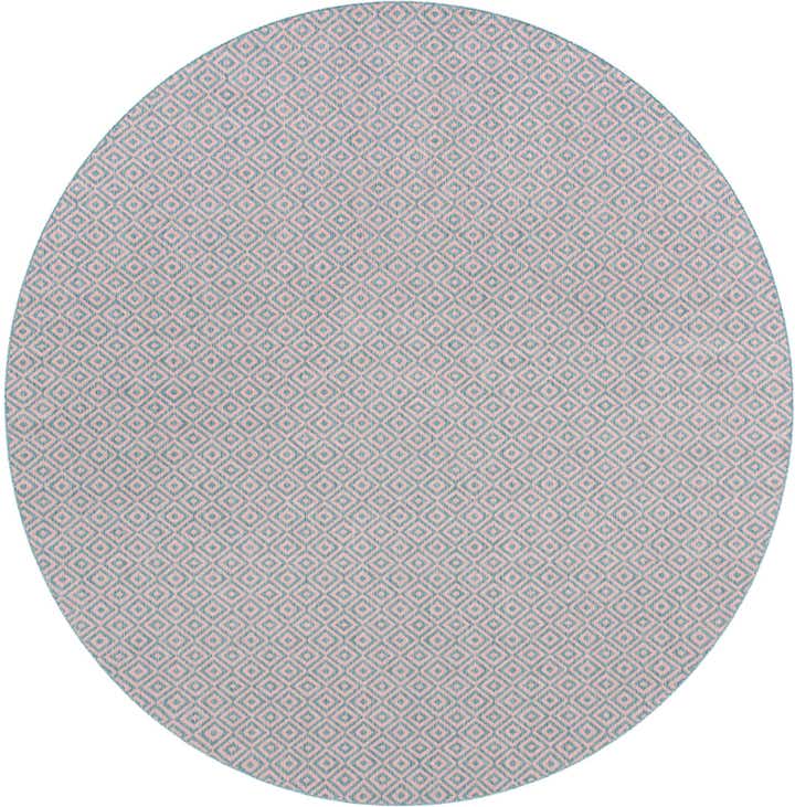 13' x 13' Easy-Clean Jill Zarin Costa Rica Indoor / Outdoor Round Rug