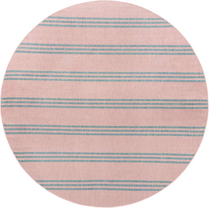 10' 8 x 10' 8 Easy-Clean Jill Zarin Anguilla Indoor / Outdoor Round Rug