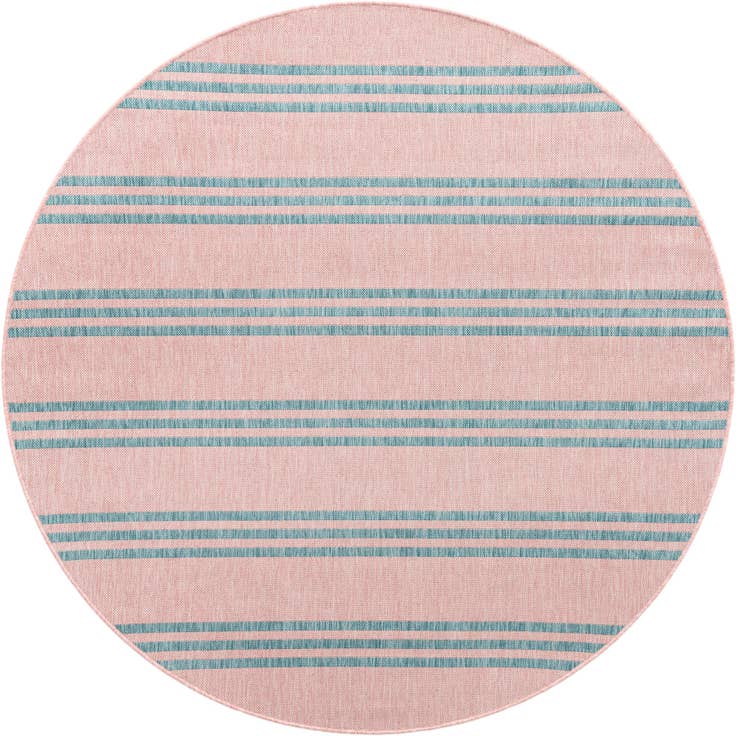 Detail image of 7' x 7' Easy-Clean Jill Zarin Anguilla Indoor / Outdoor Round Rug