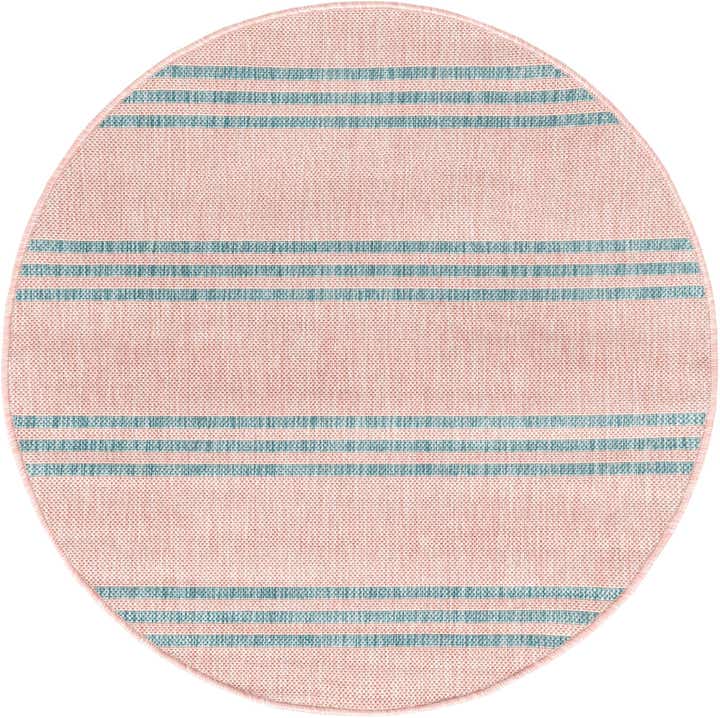 3' x 3' Easy-Clean Jill Zarin Anguilla Indoor / Outdoor Round Rug