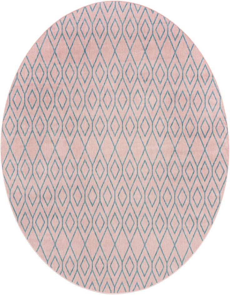 Detail image of 10' 8 x 10' 8 Easy-Clean Jill Zarin Turks and Caicos Indoor / Outdoor Round Rug