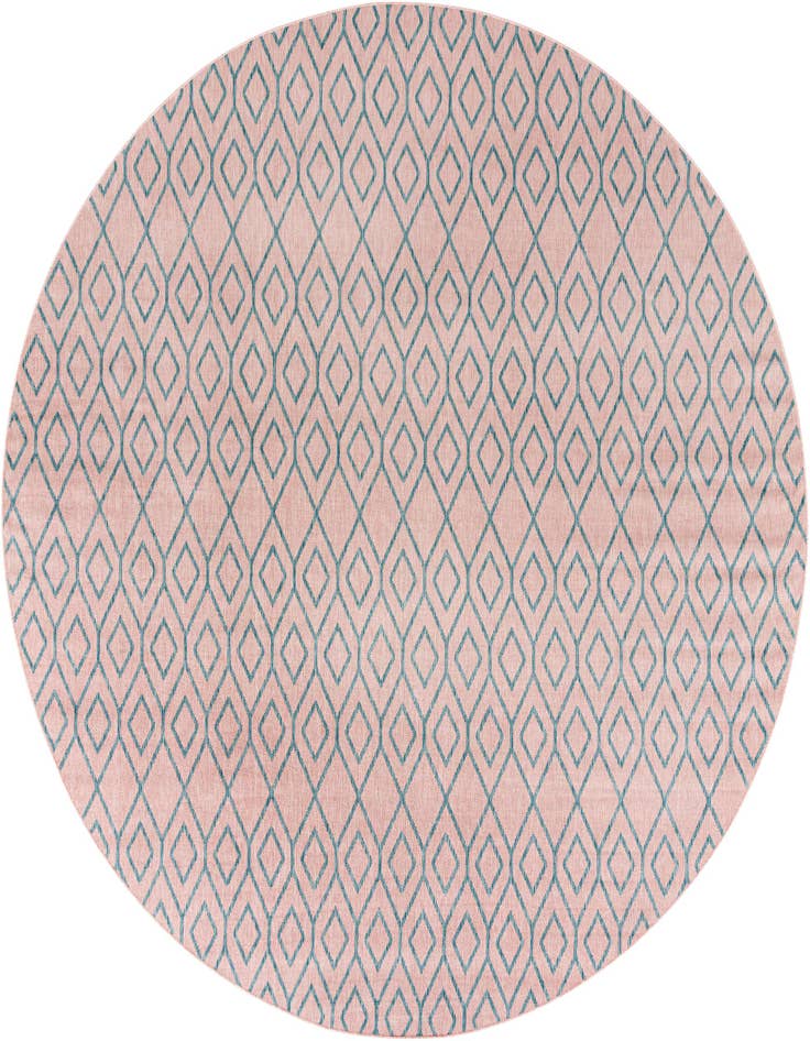 Detail image of 13' x 13' Easy-Clean Jill Zarin Turks and Caicos Indoor / Outdoor Round Rug