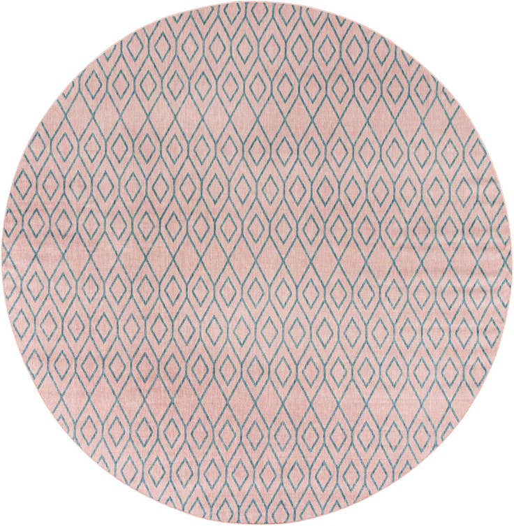 Detail image of 13' x 13' Easy-Clean Jill Zarin Turks and Caicos Indoor / Outdoor Round Rug