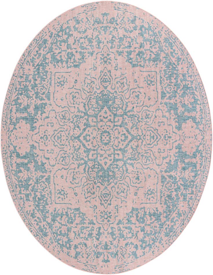 Detail image of 10' 8 x 10' 8 Easy-Clean Jill Zarin Dubai Indoor / Outdoor Round Rug