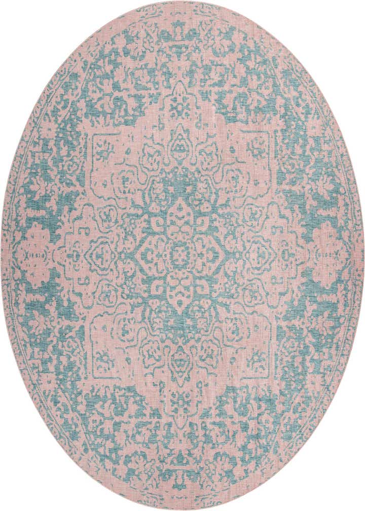 13' x 13' Easy-Clean Jill Zarin Dubai Indoor / Outdoor Round Rug