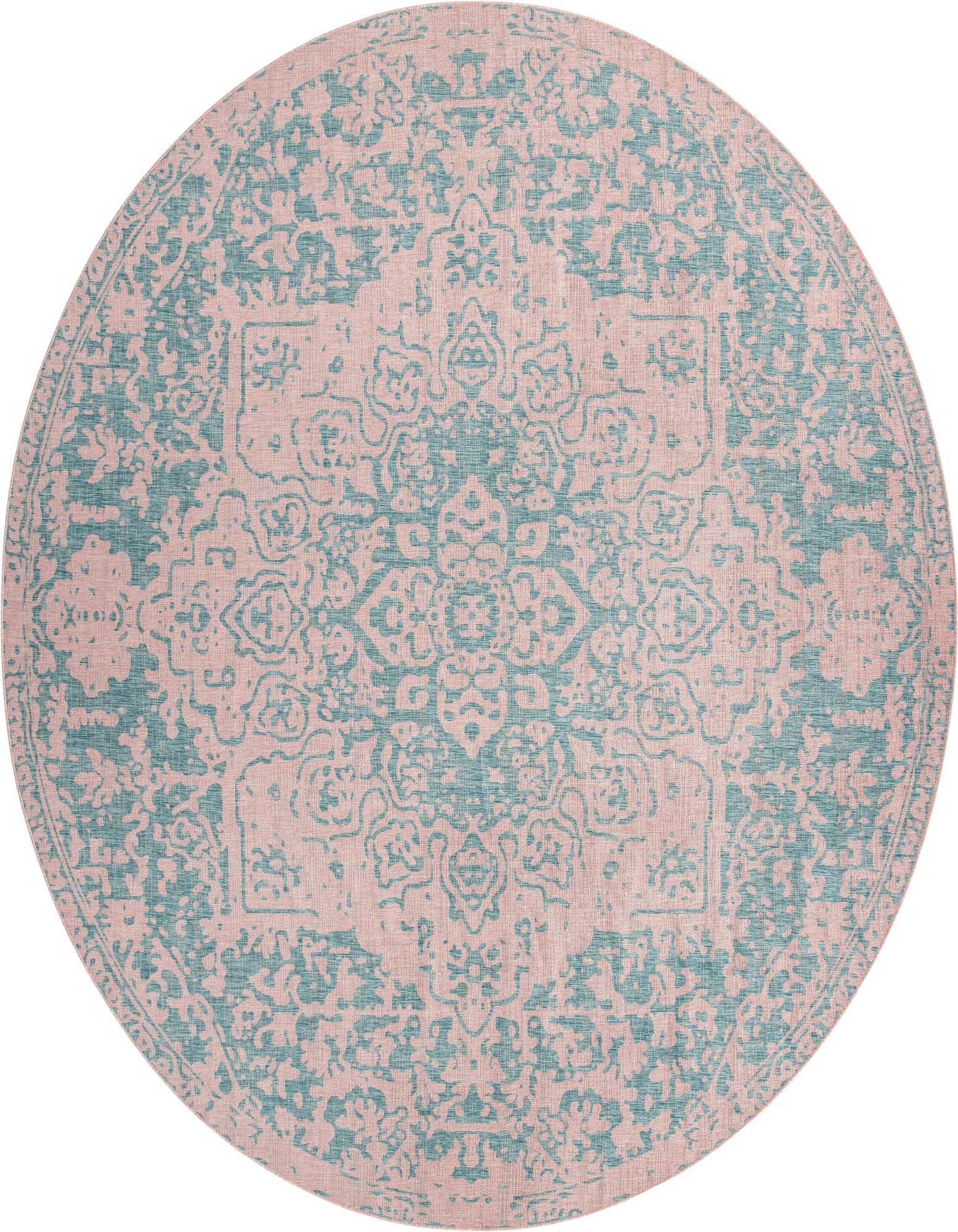 13' x 13' Easy-Clean Jill Zarin Dubai Indoor / Outdoor Round Rug